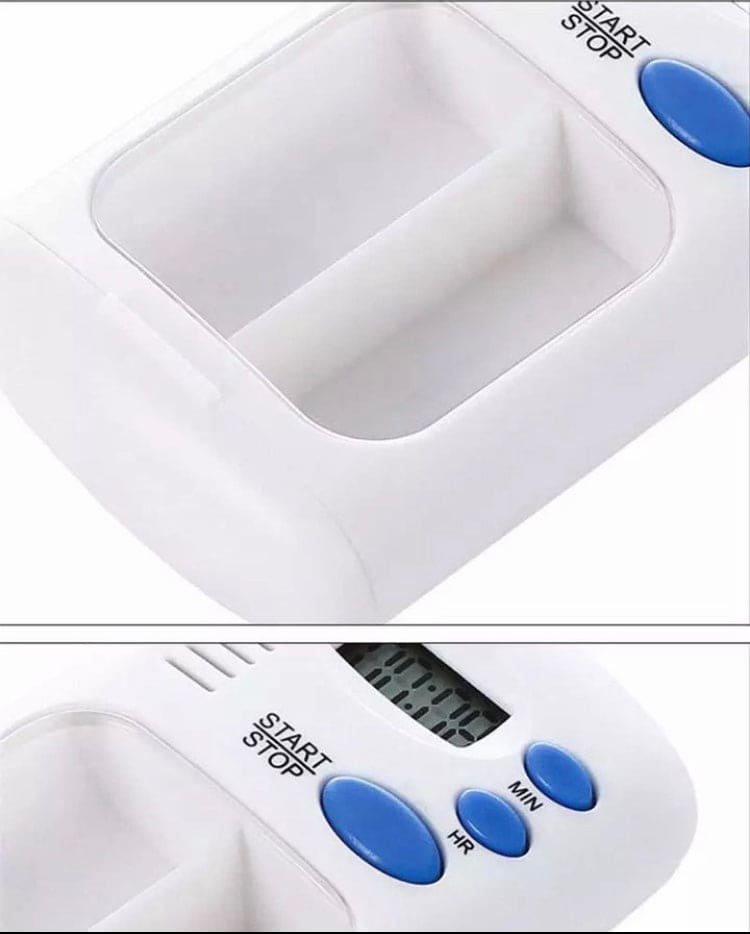 Mini Portable Pill Reminder Drug Alarm Timer Electronic Box, Mini Portable Pill Case, Medication Organizer Alarm Case, Portable Electronic Pill Reminder, Smart Pill Dispenser, 2 Grid Pill Box Mini Portable Pill Reminder Drug Alarm Timer Electronic Box, Mini Portable Pill Case, Medication Organizer Alarm Case, Portable Electronic Pill Reminder, Smart Pill Dispenser, 2 Grid Pill Box